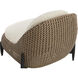 Carilo Stinson Cream Outdoor Lounge Chair